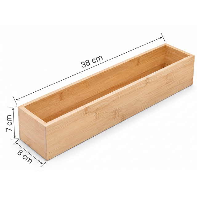 Bambusz asztali rendező, 38 x 8 x 7 cm