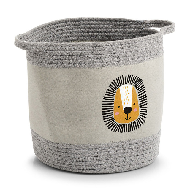 Gyermek textil tárolókosár, Ø 30 cm