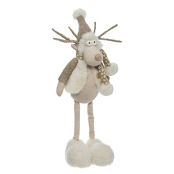 Rénszarvas figura, műanyag, 52 cm