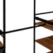 Tároló modul: 3 fiók, 4 polc, rudak, 180x47x198 cm