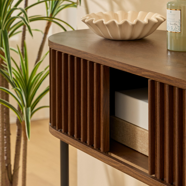 ALCOVE konzol 2 fiókkal, 100 x 30 x 85 cm