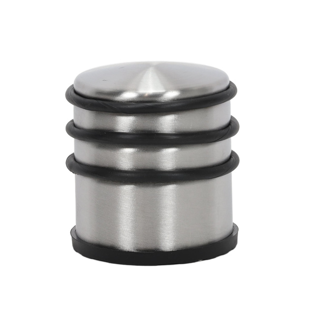 Ezüst ajtóstopper, ütköző, Ø 6,5 cm