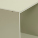 3 rekeszes polcrendszer, 34,5 × 32 × 100,5 cm, zöld