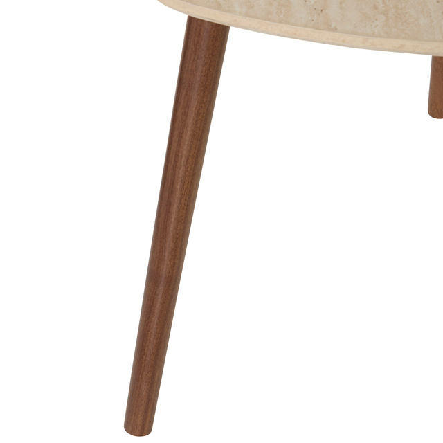 3 darabos MILEO dohányzóasztal-készlet, max. magasság 60 cm, MDF