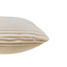 Corduroy párna, flanel ARUM, 38 × 38 cm, fehér