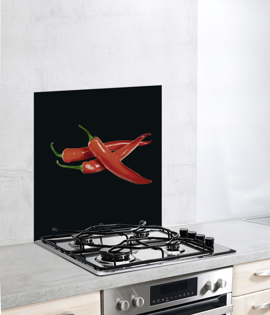 Üveg főzőlap HOT PEPERONI, 60 x 70 cm, WENKO, hot peperoni