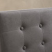 Nagy puff tárolóval és ülőfelülettel, steppelt 76 x 38 x 38 cm, szürke
