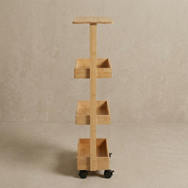 HYGA kerekes konyhai polc, 87,5 cm