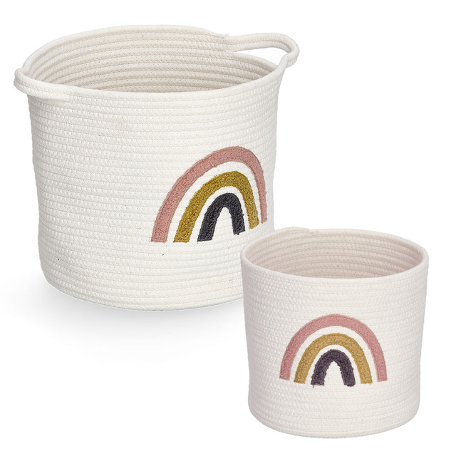 RAINBOW fonott tárolókosár, Ø 25 cm