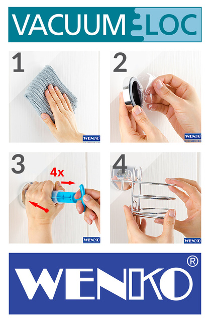MILAZZO Vacuum-Loc WC-papír tartó, WENKO