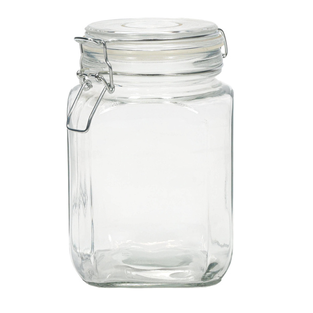Zárható fedeles üveg, 1,2 l