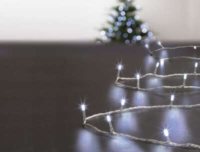 Karácsonyi díszvilágítás, 100 LED-es dekorációs lámpa