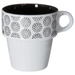 6 darab porcelán bögre állványon, kávés bögre, bögre készlet, porcelán bögre állványon