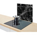 Üveg védőlap MARBLE BLACK a tűzhelyre – nagy, ZELLER, 4-es minta