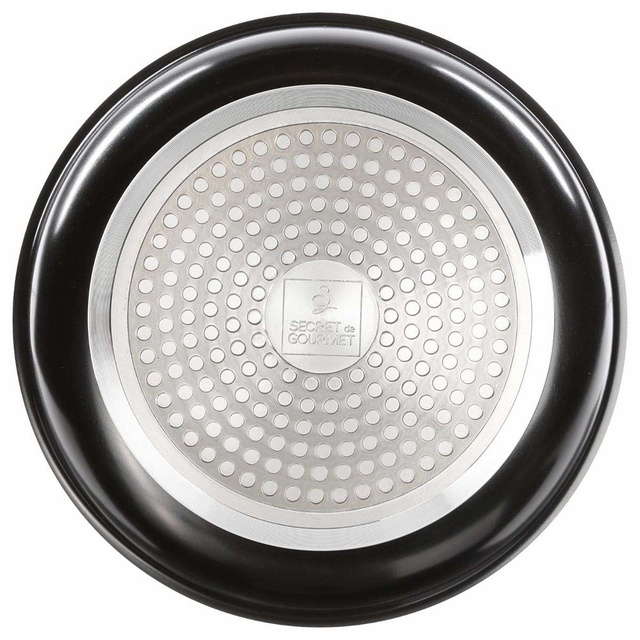 Kőbevonatos serpenyők levehető fogantyúval, Ø 20 és 26 cm, 2 darab