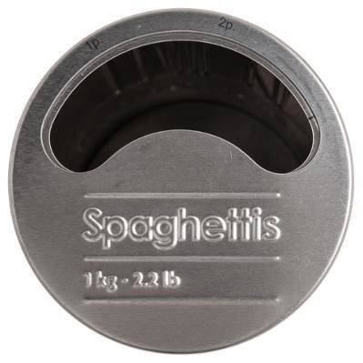 Spagetti tároló, 1 kg, fém