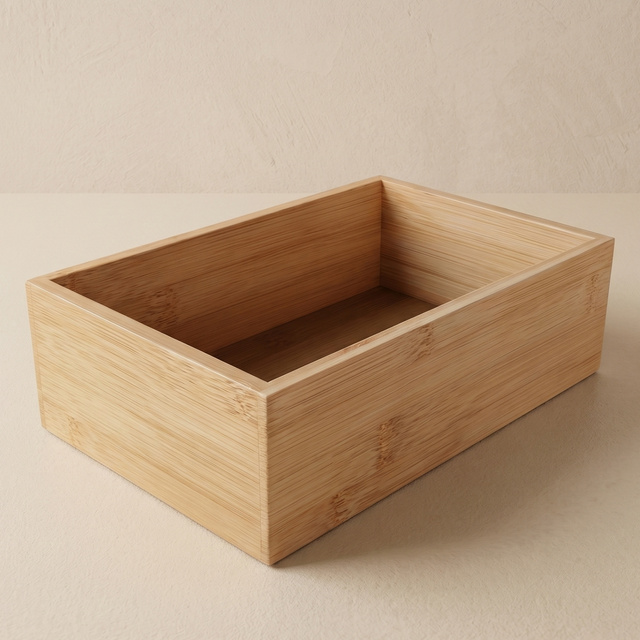 Bambusz asztali rendező, 15 x 23 x 7 cm