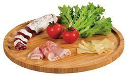 Pizza tányér, bambusz tálalódeszka