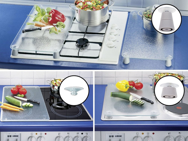 Üveg védőlapokhoz való lábak - 8 darabos készlet, WENKO