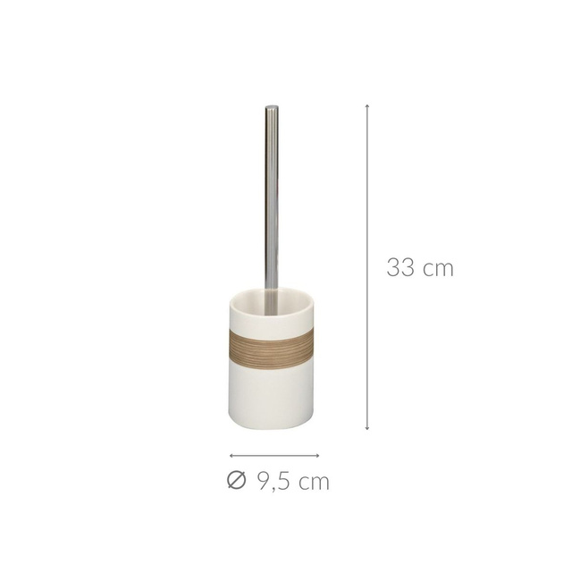 Kerámia kefe tartó BEIGE + WC kefe