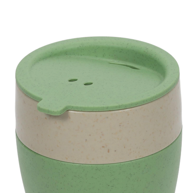 AROMA TO GO termosz kávéhoz, 400 ml, KOZIOL, természetes sivatagi homok/természetes levélzöld