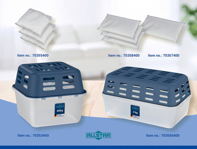 LUFEU nedvességelnyelő betét, 3 x 450 g