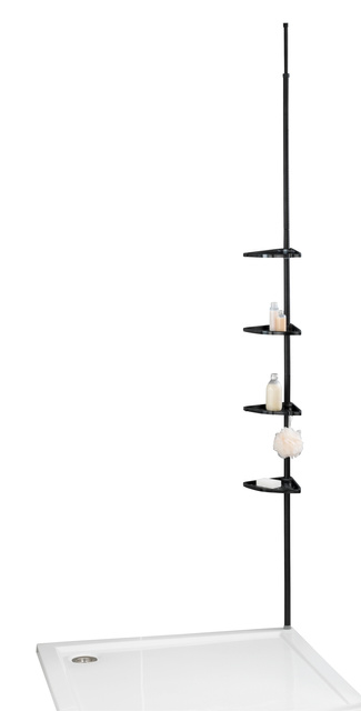 Fém zuhanypolc állítható magassággal 85-200 cm között