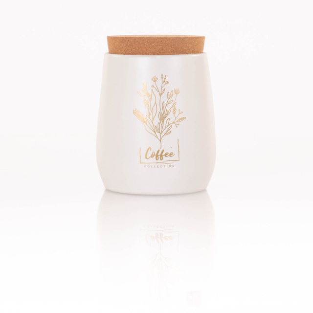 Korkfedeles doboz KÁVÉ, 750 ml
