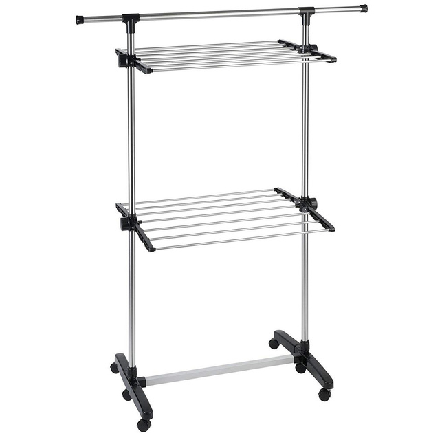 Rozsdamentes acél ruhaszárító, 77-120 cm