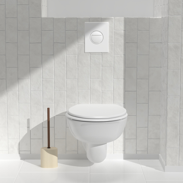 ARGILEO szabadon álló WC-kefe, 12 x 7,6 x 39 cm