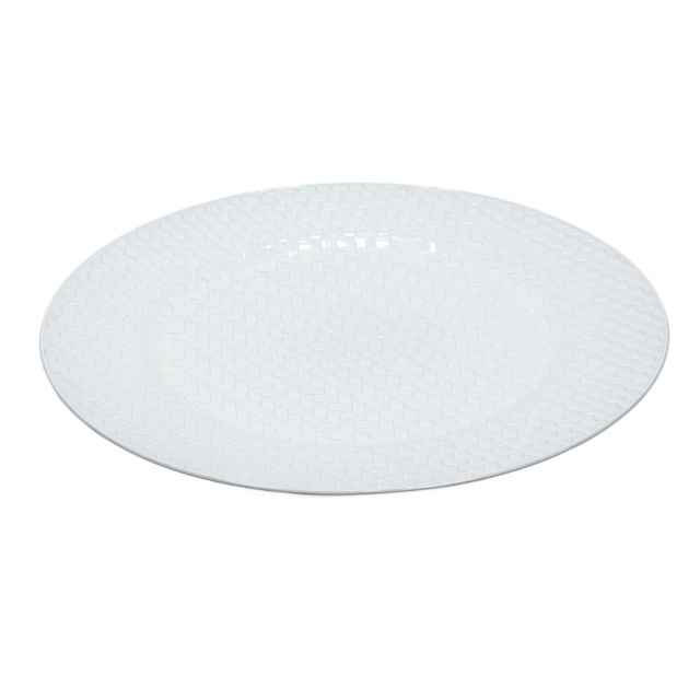 Ünnepi tál, fonott széllel, Ø 33 cm