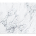 Üveg védőlapok MARBLE WHITE a tűzhelyhez – 2 db, ZELLER, 5-ös minta