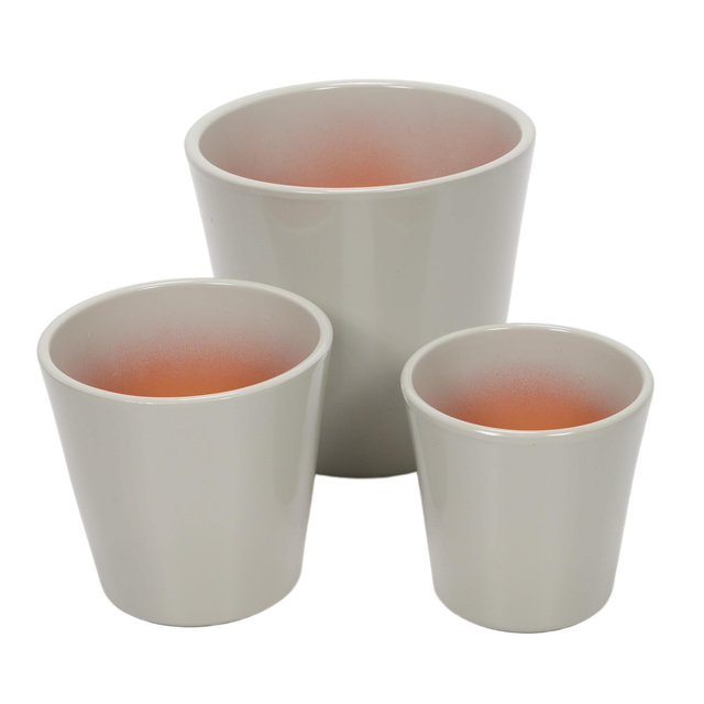 CONICAL kerámiakaspók készlet, 3 darab