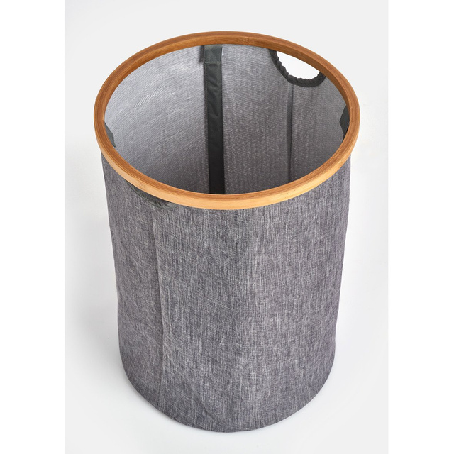 Bambuszkeretes mosókosár, 50 L, ZELLER