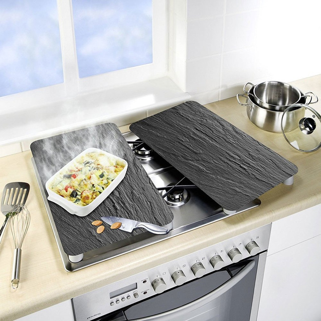 Üveg védőlapok SLATE XL a tűzhelyhez – 2 db, WENKO, forró paprika
