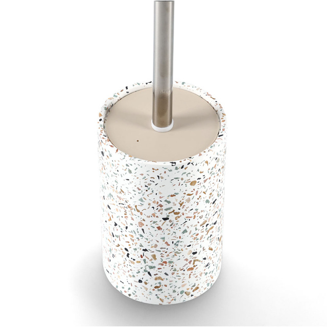 WC kefe cement tartóval TERRAZZO, Ø 10,3 cm