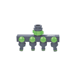 RIBIMEX kerti csaphoz való vízelosztó, 3/4" és 1", 3/4" és 1/2”