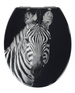 Zebra WC-ülőke, Duroplast, 45 x 37,5 cm, Allstar
