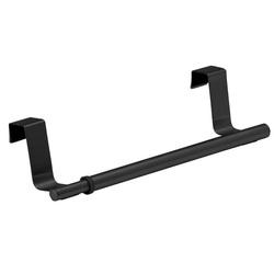 Teleszkópos szekrényakasztó - konyhai, fürdőszobai, 22-35 cm, WENKO, fekete