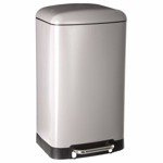 Fém szemetes, 30 l, 5five Simply Smart, taupe