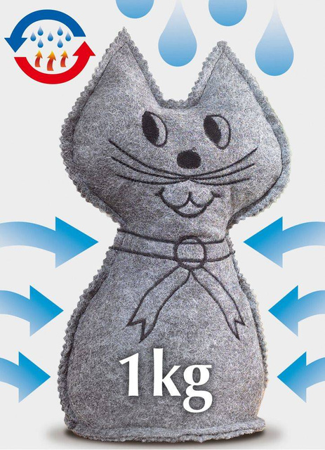 Többször használható nedvességelnyelő MACSKA - 1 kg