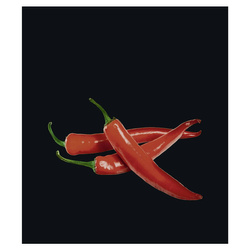 Üveg főzőlap HOT PEPERONI, 60 x 70 cm, WENKO, hot peperoni
