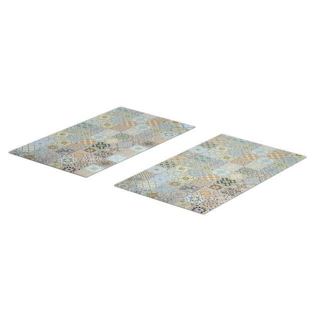 Üveg védőlapok a tűzhelyhez, 2 db, ZELLER, 1. minta