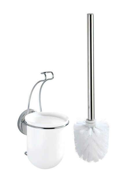 MILAZZO WC-kefe tartó + WC-kefe, Vacuum-Loc - krómozott acél, WENKO