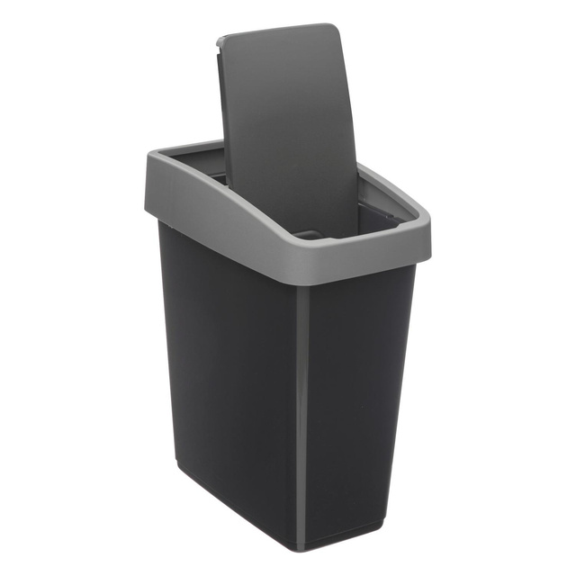 Keskeny, fedeles hulladékgyűjtő, 45 l